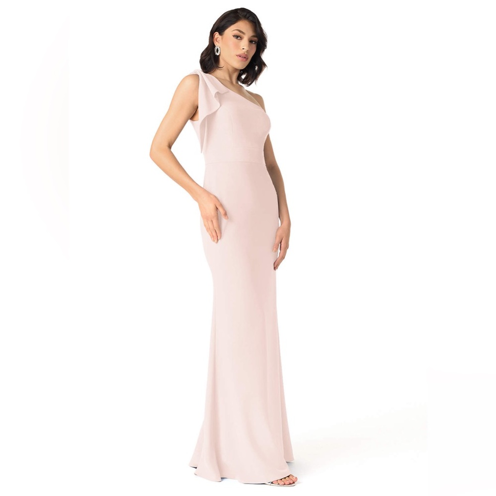 Azazie Rinna Bridesmaids Dress (Blushing Pink)